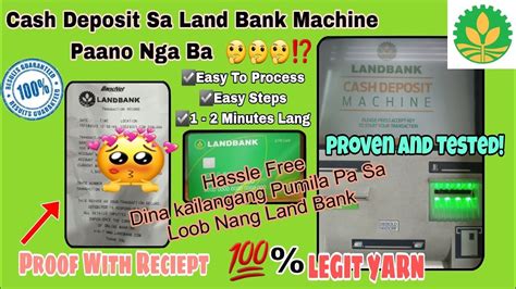 LANDBANK Cash Deposit Machine .